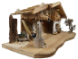 Preview: Detaillierte Weihnachtskrippe Thun inkl. 17-tlg. Figurensatz ETA 1, Maße Krippe: ca. 70 x 30 x 29 cm